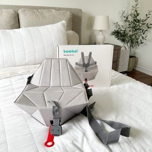 Bombol Pop-Up Booster Seat - Pebble Grey